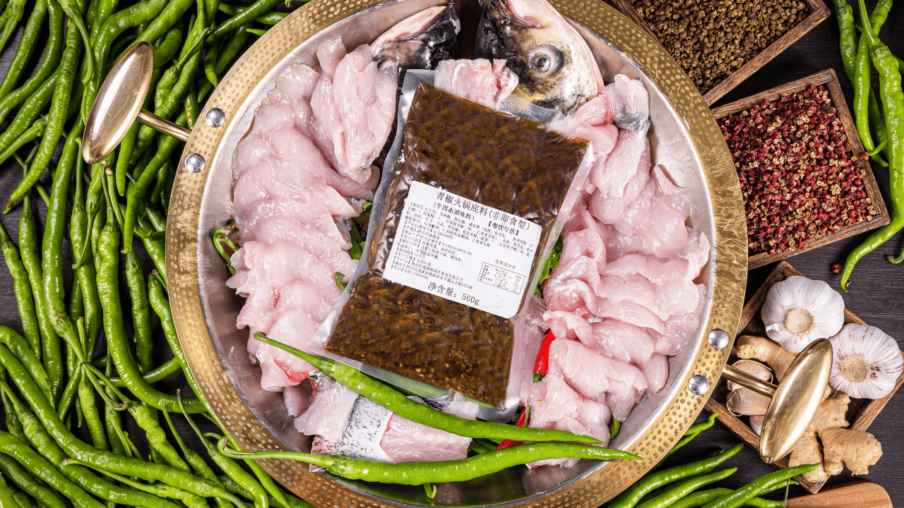青椒鱼料
